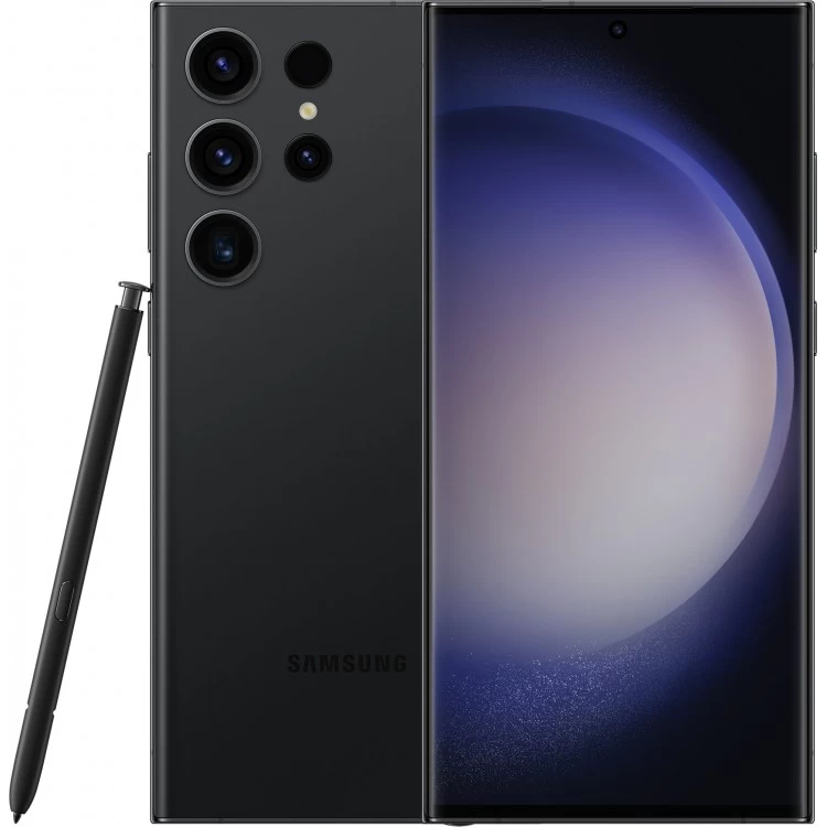 СмартфонSamsungGalaxyS23Ultra(SM-S918B)12/256GB(Snapdragon8Gen2)PhantomBlack(черныйфантом)