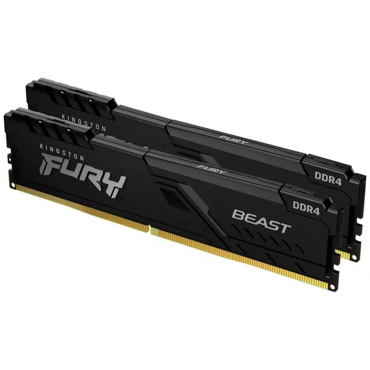 ОперативнаяпамятьKingstonFURYBeast32ГБ(16ГБx2шт.)DDR43200МГцDIMMCL16(KF432C16BB1K2/32)