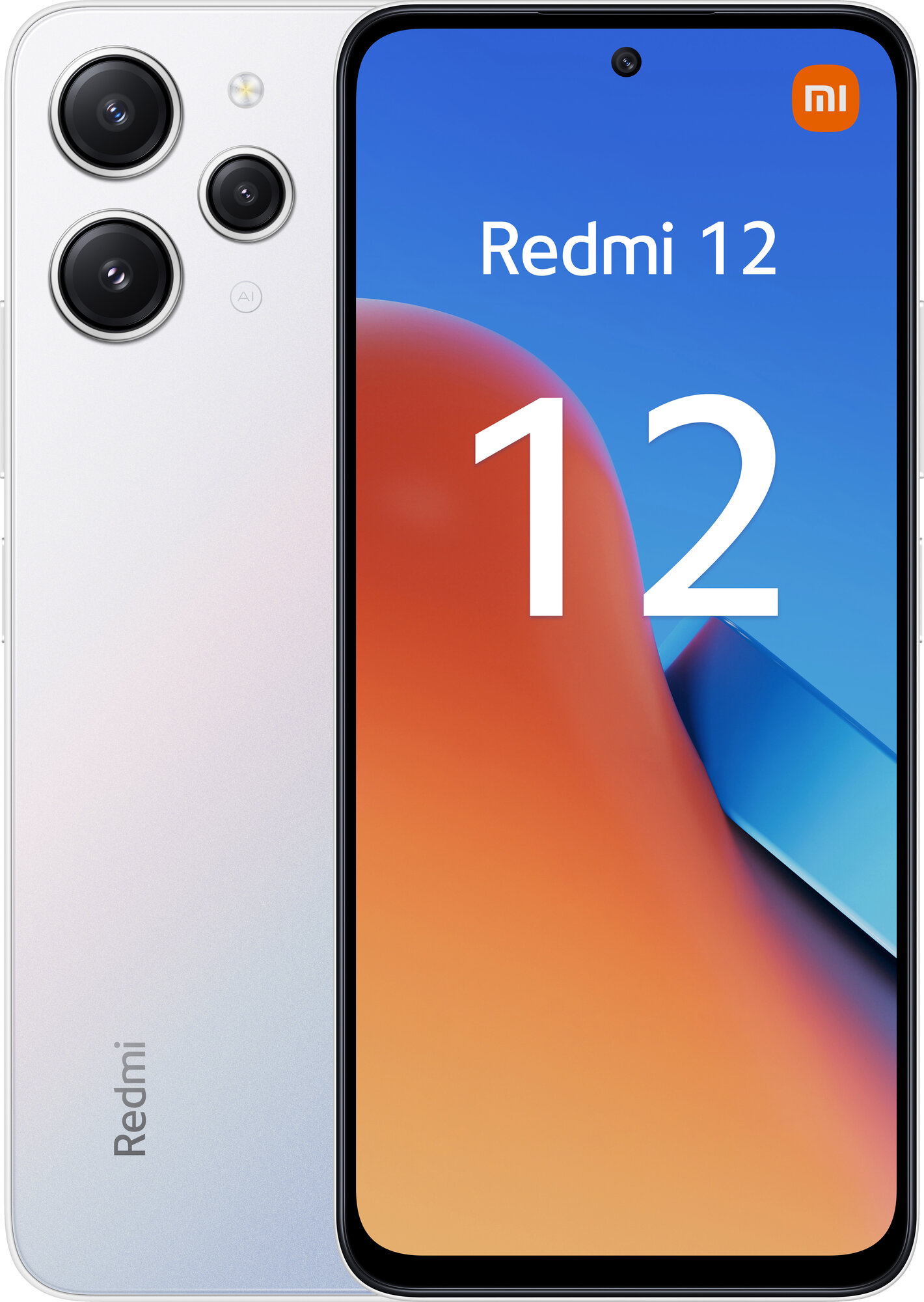 Смартфон Xiaomi Redmi 12 4/128GB (NFC) (Global Version) Polar Silver  (полярный серебристый) за 9990 ₽ купить в Магазин NicePrice62