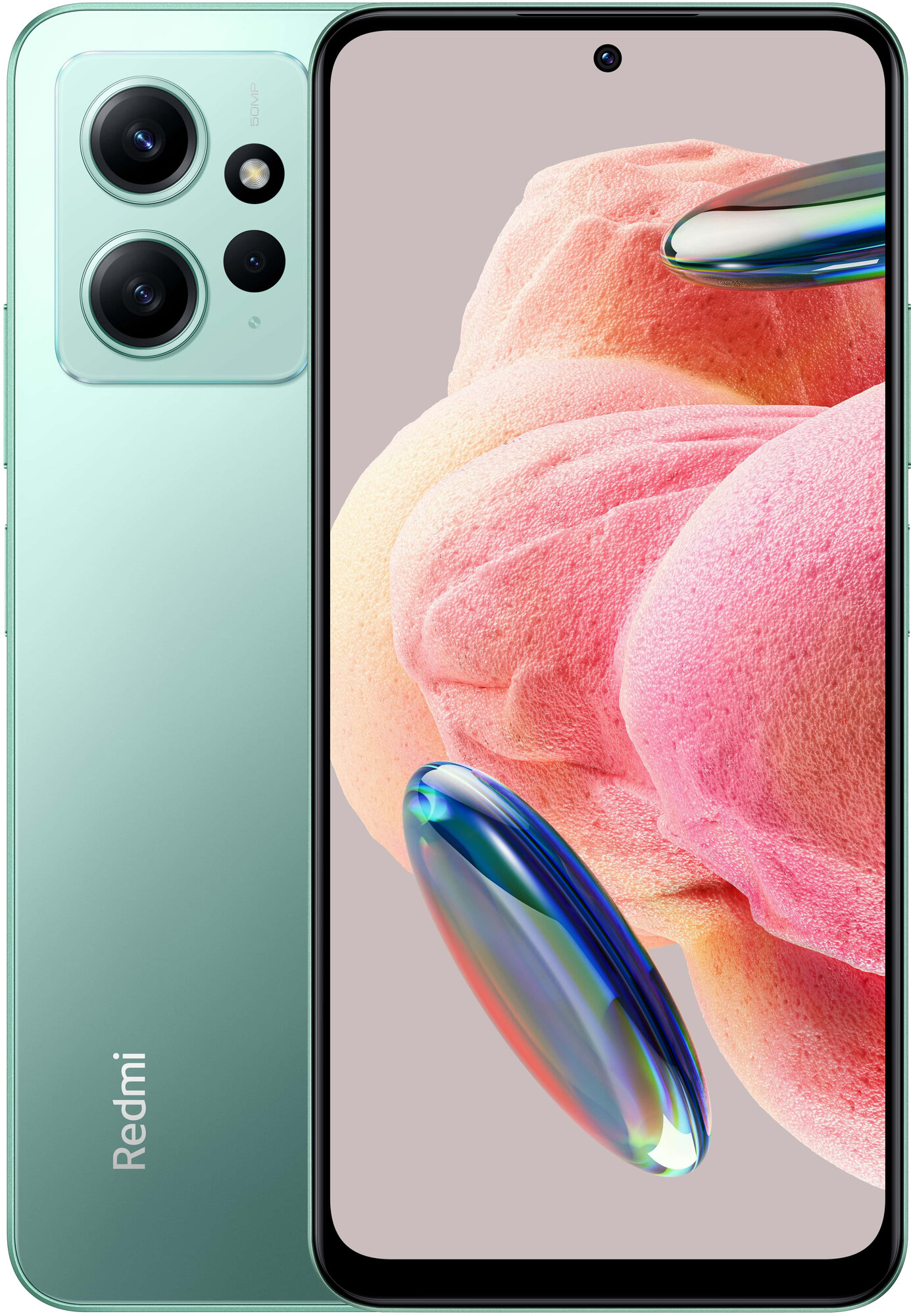 Смартфон Xiaomi Redmi Note 12 4G 4/128GB (NFC) (Global Version) Mint Green  (мятный зеленый) за 15985 ₽ купить в Магазин NicePrice62