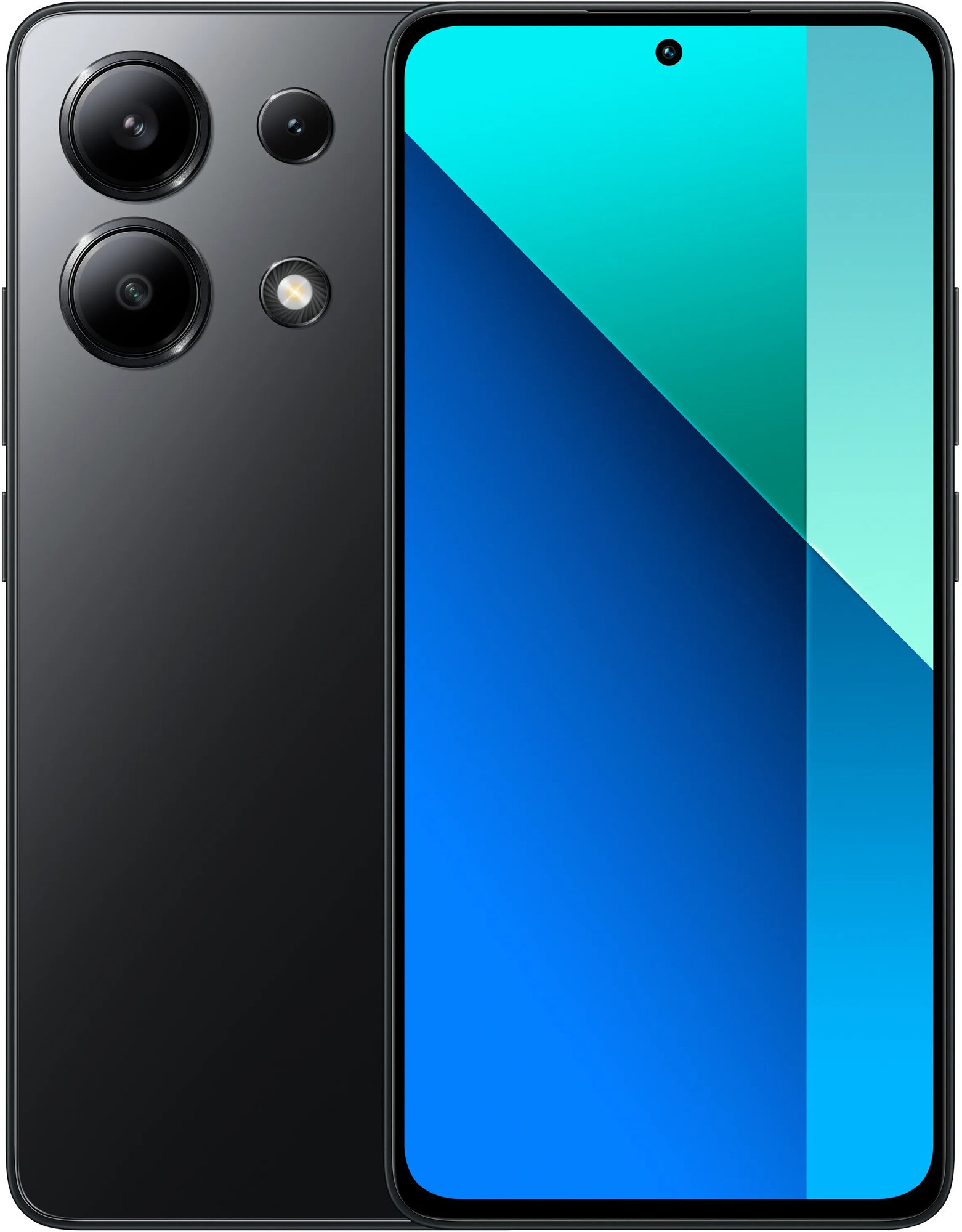 Смартфон Xiaomi Redmi Note 13 8/128GB (NFC) (Global Version) Midnight Black  (полночный черный) за 16640 ₽ купить в Магазин NicePrice62